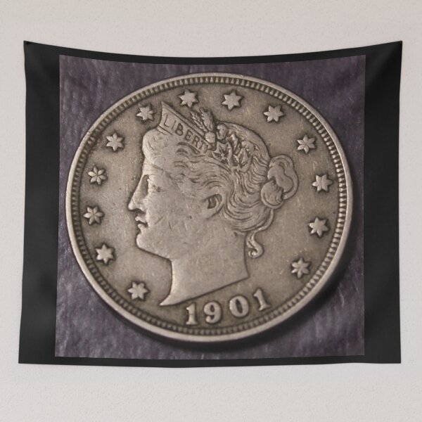 Item preview, 1901 Liberty Nickel XF designed and sold by coinsxcrochet.