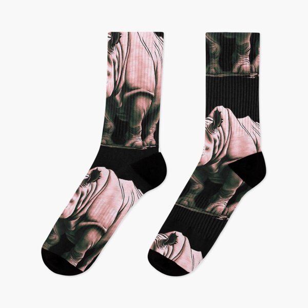 Item preview, Rhinoceros Power and Strength of Africa Pink designed and sold by Aquillashop.