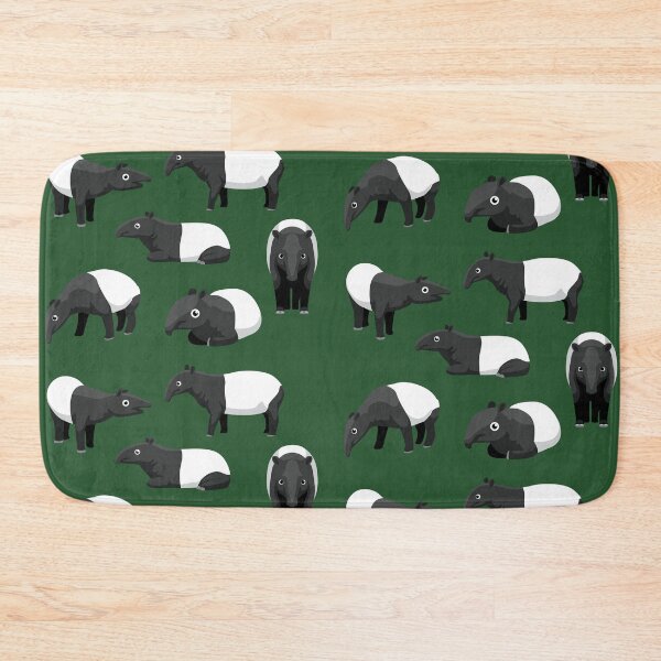 Item preview, Malayan Tapir Cartoon Cute Animal designed and sold by SUPERHERON.