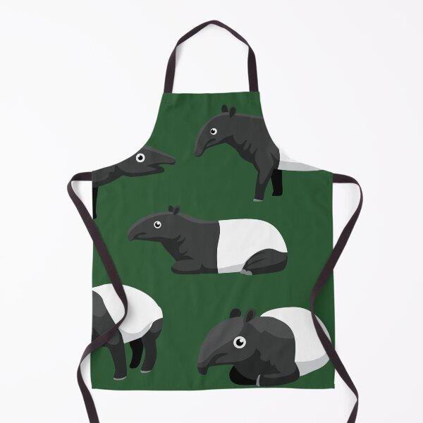 Item preview, Malayan Tapir Cartoon Cute Animal designed and sold by SUPERHERON.