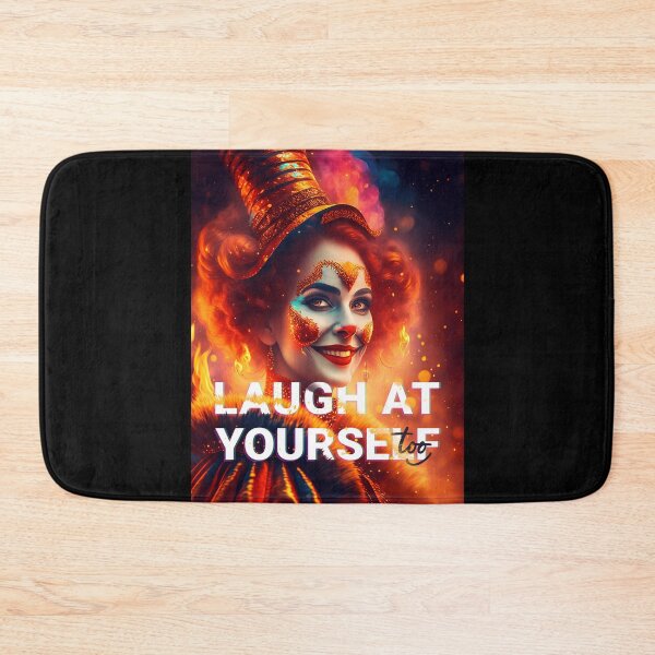 Item preview, Laugh at yourself too - Clown in fire designed and sold by BubblyDelight.