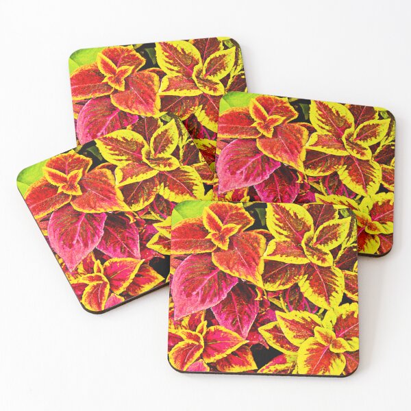 Item preview, Vibrant Neon burst Leaves designed and sold by Health And Fitness Posts e-Store.