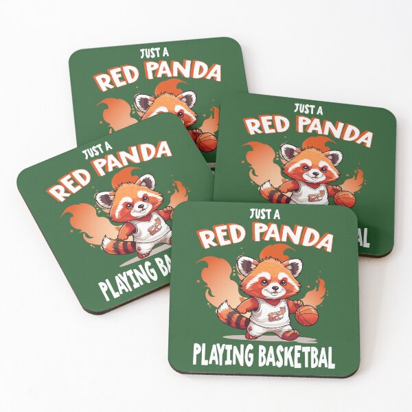 Item preview, just a red panda who plays basketball designed and sold by samah82.