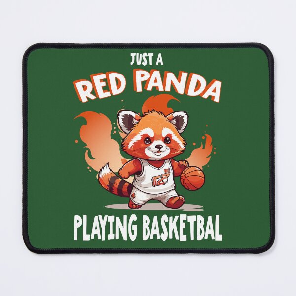 Item preview, just a red panda who plays basketball designed and sold by samah82.