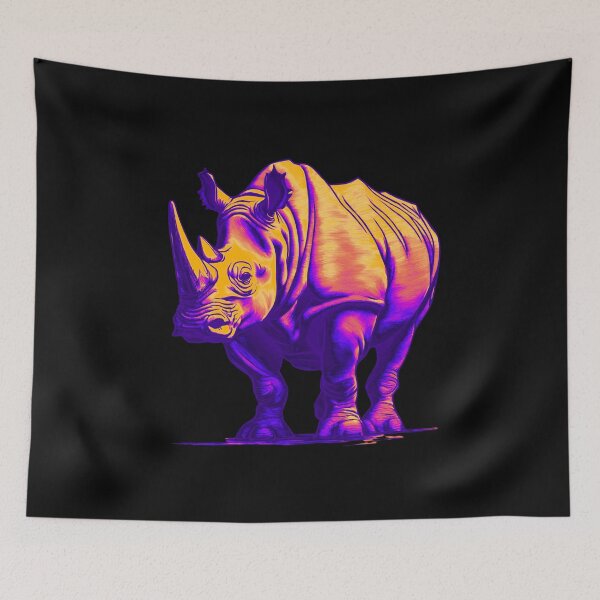 Item preview, Rhinoceros Power and Strength of Africa PoPart designed and sold by Aquillashop.