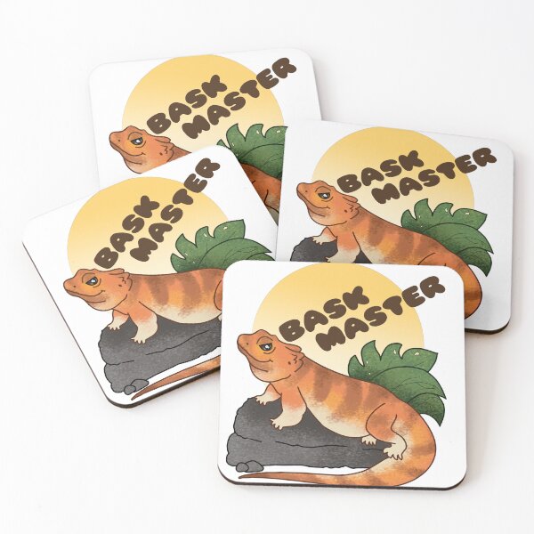 Item preview, Bask Master Bearded Dragon Reptile Lover Design designed and sold by PinkSugarPets.