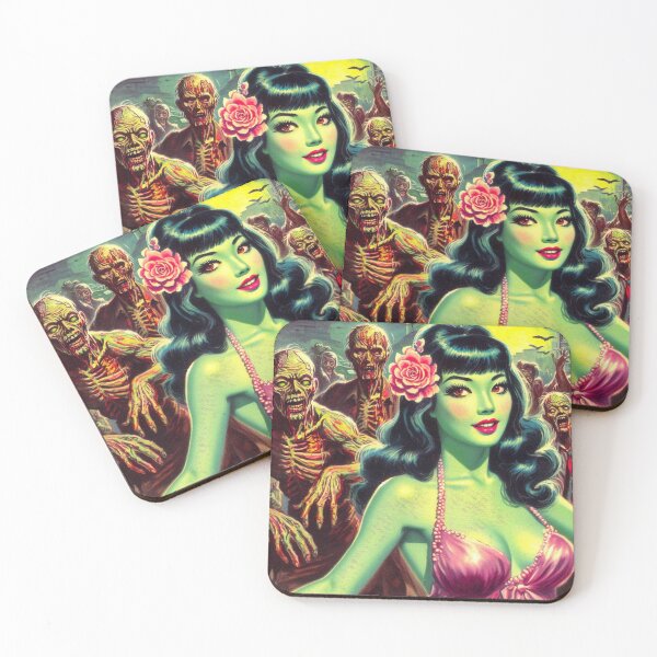 Item preview, Vintage Japanese Zombie Girl designed and sold by PulpVintage.