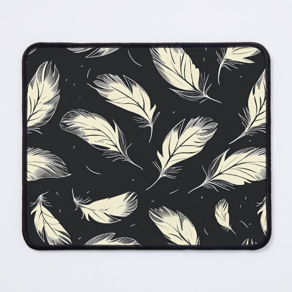 Item preview, Beautiful feathers design on a black background designed and sold by randrdesign.