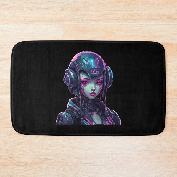 Item preview, Cyberpunk Cyborg Girl, Unique Design  designed and sold by Burn-Ego.