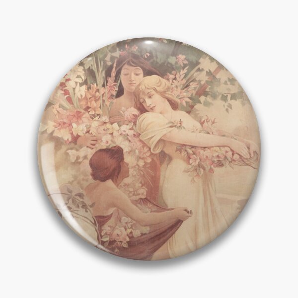 Item preview, Spirit Of Spring, (1894), by Alphonse Mucha. HIGH DEFINITION (Restored by Mindthecherry) designed and sold by MINDTHECHERRY.