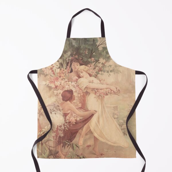 Item preview, Spirit Of Spring, (1894), by Alphonse Mucha. HIGH DEFINITION (Restored by Mindthecherry) designed and sold by MINDTHECHERRY.