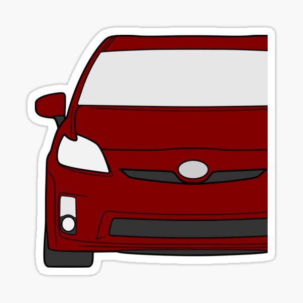 Item preview, Toyota Prius 2010-2015 wine red designed and sold by EdimDesign.