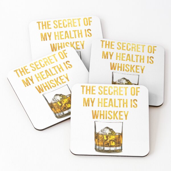 Item preview, The secret of my health is Whiskey  designed and sold by Megaera8.