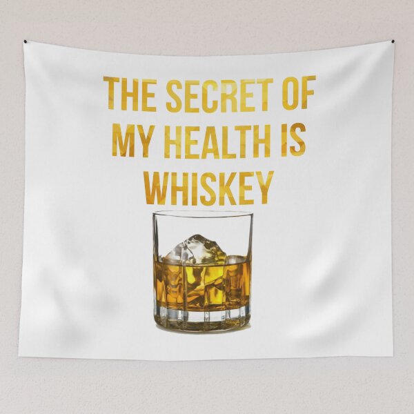 Item preview, The secret of my health is Whiskey  designed and sold by Megaera8.