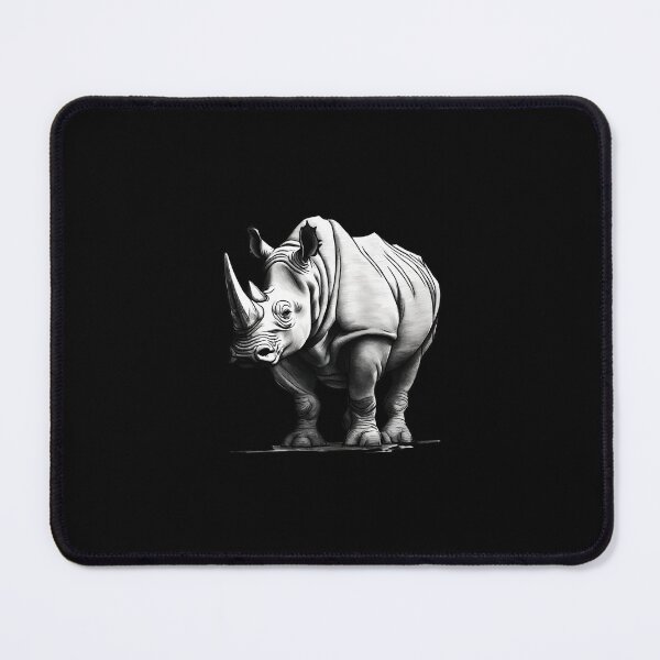 Item preview, Rhinoceros Power and Strength of Africa Gray designed and sold by Aquillashop.