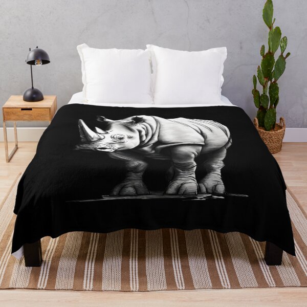 Item preview, Rhinoceros Power and Strength of Africa Gray designed and sold by Aquillashop.