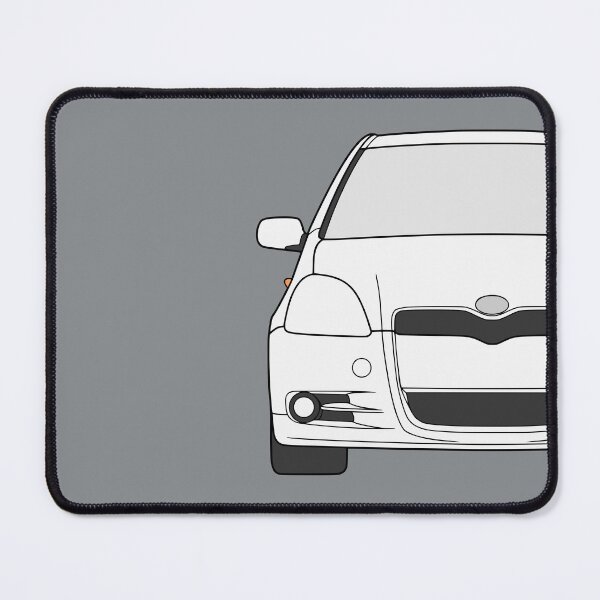 Artikelvorschau, Toyota Yaris Vitz Platz Echo 1999-2003 weiß entworfen und verkauft von EdimDesign.