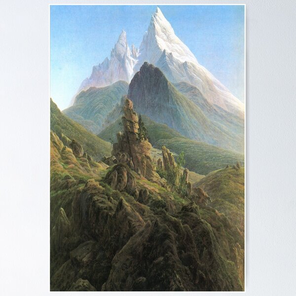 Artikel-Vorschau von Der Watzmann – 1824 – Caspar David Friedrich, designt und verkauft von THASSON.