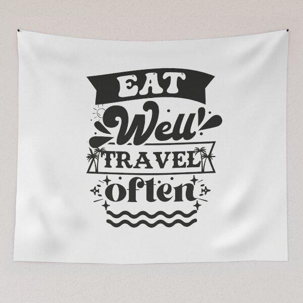 Item preview, eat well travel often, Passionate about travel and trip designed and sold by Ouzgane.