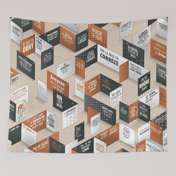 Item preview, The show of the departamentable slogan designed and sold by Cyrille BRG.