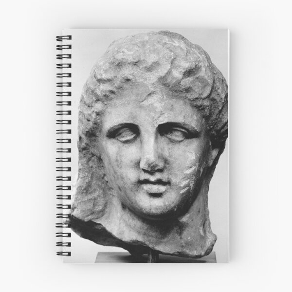 Item preview, Marble head of a woman from a grave marker - greek attic designed and sold by Mapsart-.