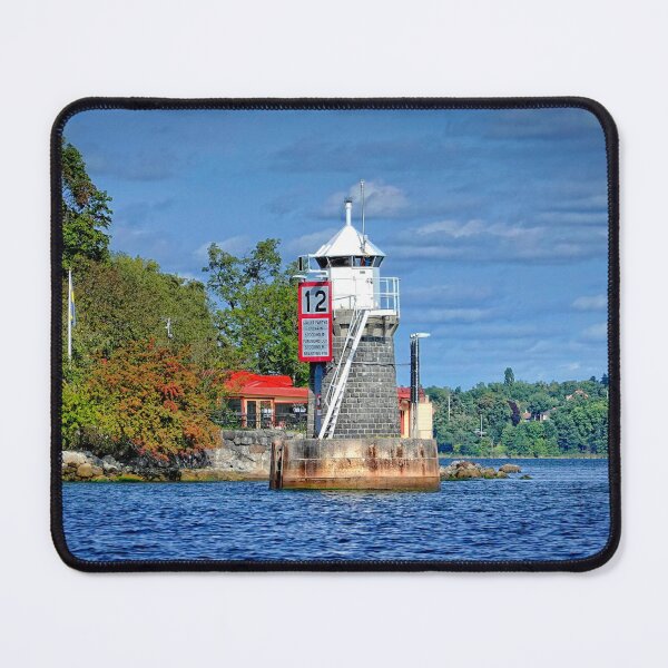 Item preview, Blockhusudden Lighthouse Stockholm designed and sold by RosRidleyPhoto.