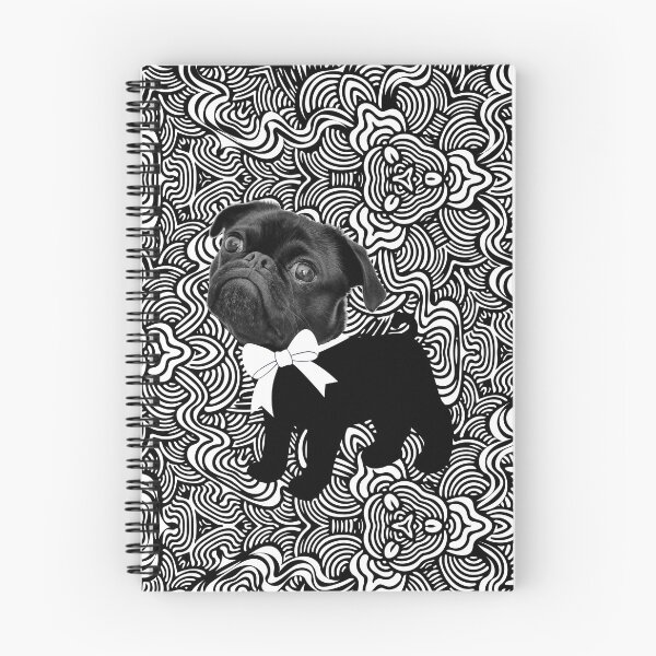 Item preview, Black and white pug designed and sold by GasconyPassion.