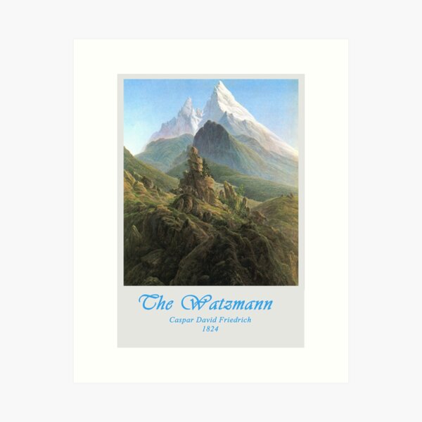 Artikel-Vorschau von Der Watzmann – 1824 – Caspar David Friedrich, designt und verkauft von THASSON.