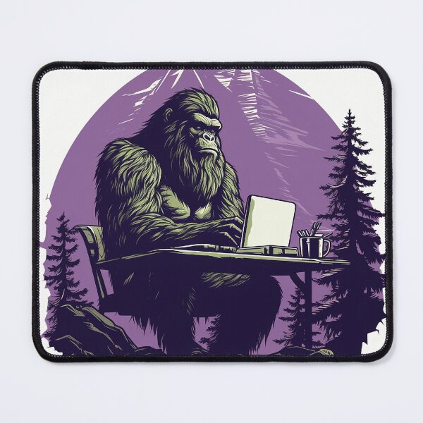Item preview, Desk Squatch: Bigfoot's Office Adventures designed and sold by NatureArtDecor.