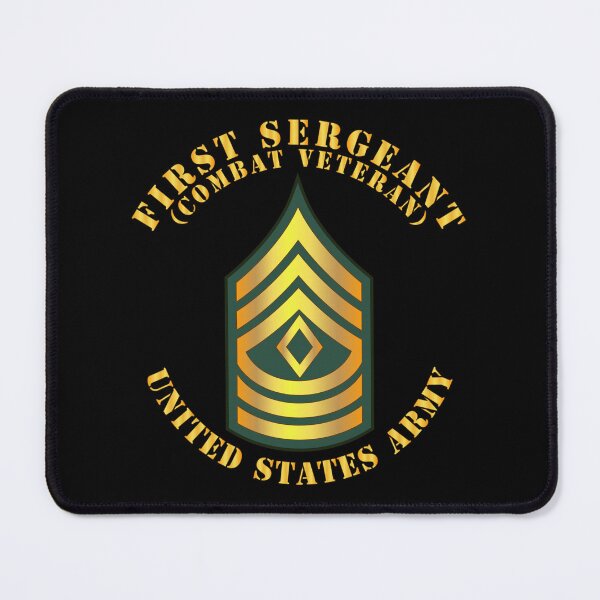 Item preview, Army - First Sergeant - 1SG - Combat Veteran designed and sold by Military Insignia Products.