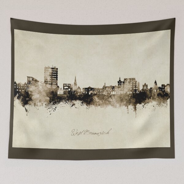 Item preview, West Bromwich England Skyline designed and sold by ArtPrints.