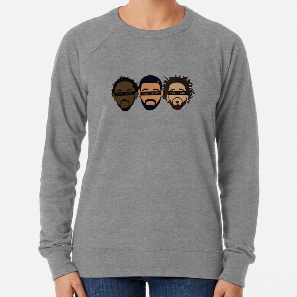 Drake, Kendrick, J Cole - Heart, Mind, Soul Lightweight Sweatshirt