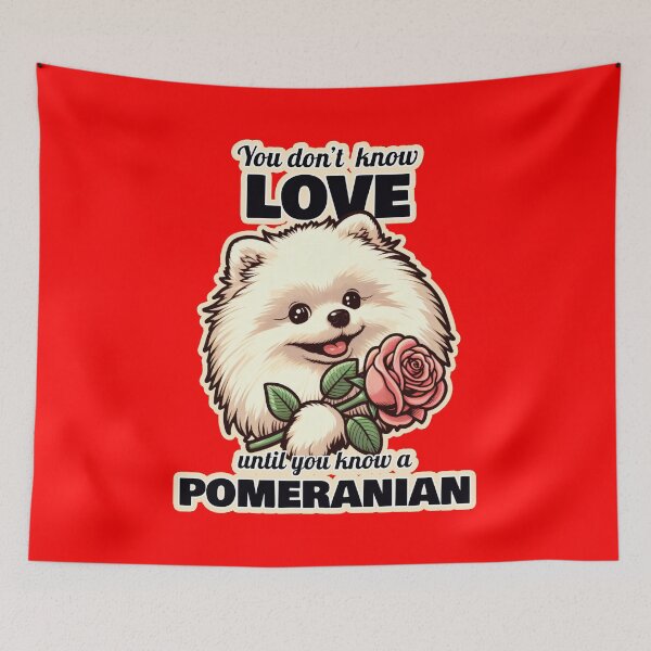 Item preview, Pomeranian Valentine's day designed and sold by ThisDress.
