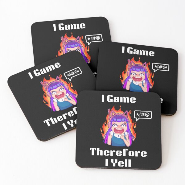 Item preview, I Game Therefore I Yell designed and sold by DebbieDoesBooks.