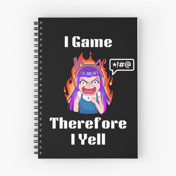 Item preview, I Game Therefore I Yell designed and sold by DebbieDoesBooks.