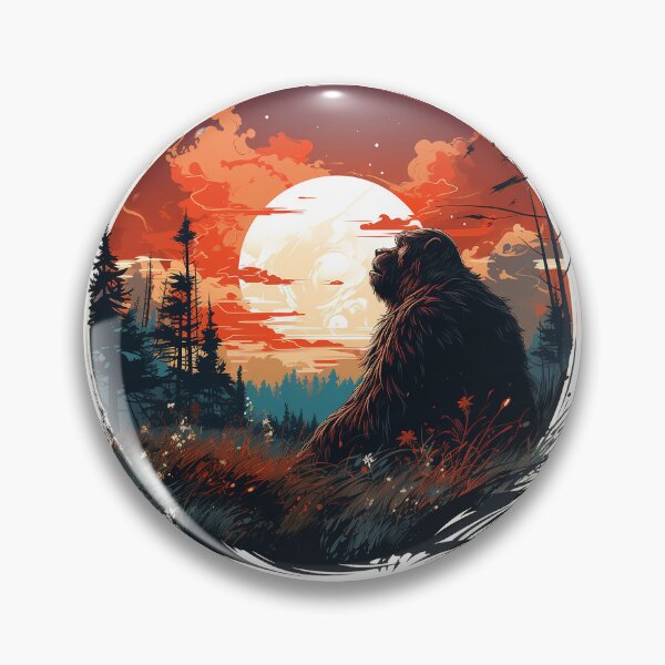 Item preview, Forest Guardian: Bigfoot's Silent Vigil designed and sold by NatureArtDecor.