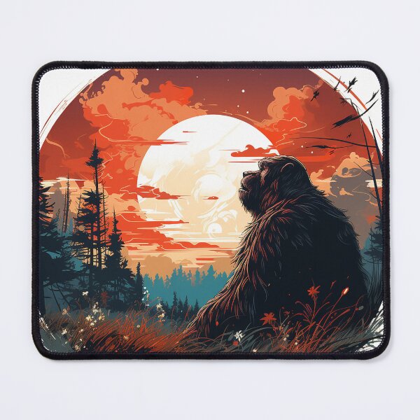 Item preview, Forest Guardian: Bigfoot's Silent Vigil designed and sold by NatureArtDecor.