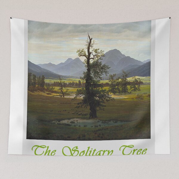 Item preview, The Solitary Tree - 1822 - Caspar David Friedrich designed and sold by THASSON.