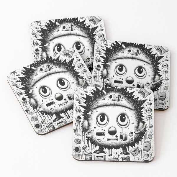 Item preview, Graffiti & Inspirations: Hedgehog Graffiti Geometric Abstarct designed and sold by Toms Tee.