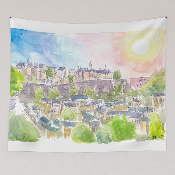 Item preview, Luxembourg City View of Fortress and Ville Haute designed and sold by artshop77.