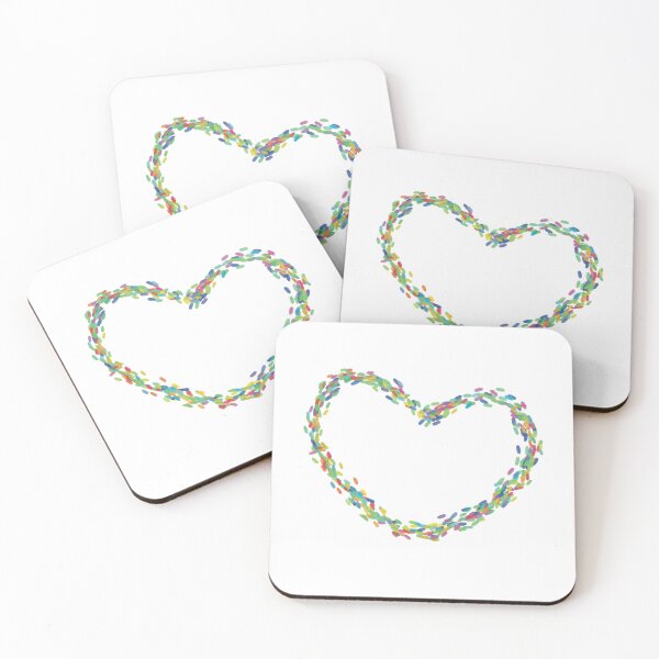 Item preview, Rainbow Heart designed and sold by love4darts.