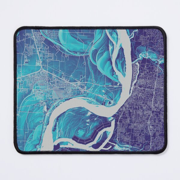 Item preview, Memphis area on the Mississippi River, in glacial designed and sold by DreamingBeetle.