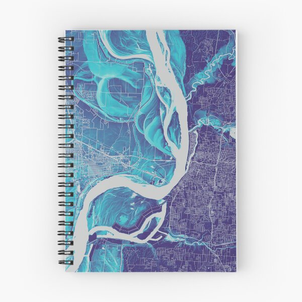 Item preview, Memphis area on the Mississippi River, in glacial designed and sold by DreamingBeetle.