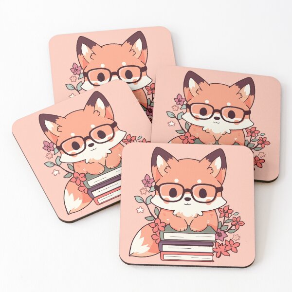 Item preview, Happy Book Lover Fox designed and sold by SweetClicks123.