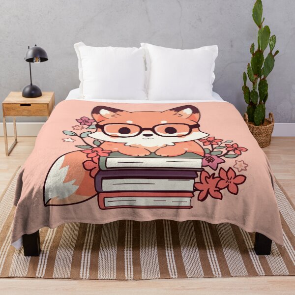 Item preview, Happy Book Lover Fox designed and sold by SweetClicks123.