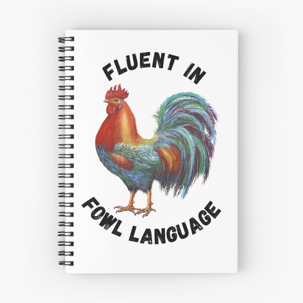 Item preview, fluent in fowl language designed and sold by Roy & Tiffany.
