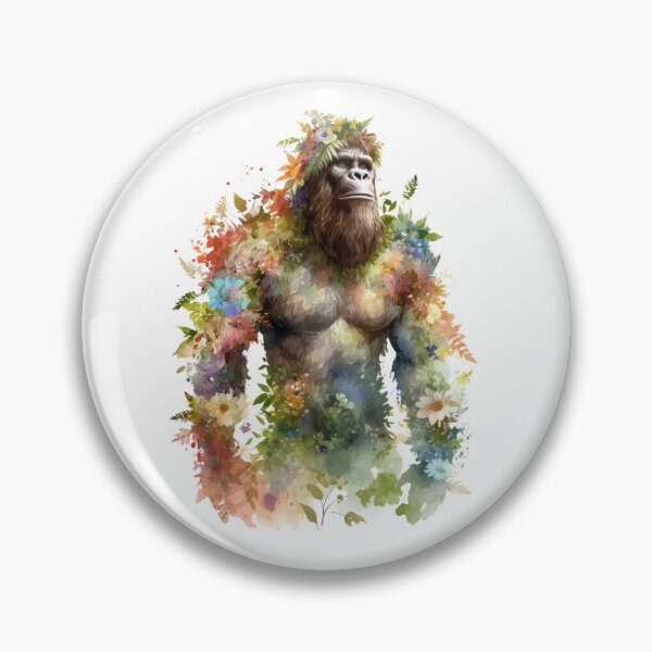Item preview, Petals and Prints: Bigfoot's Floral Symphony designed and sold by NatureArtDecor.