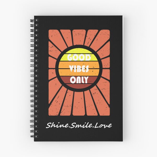 Item preview, Good Vibes Only Positive Vibrations Peach Vibes designed and sold by ShineSmileLove.