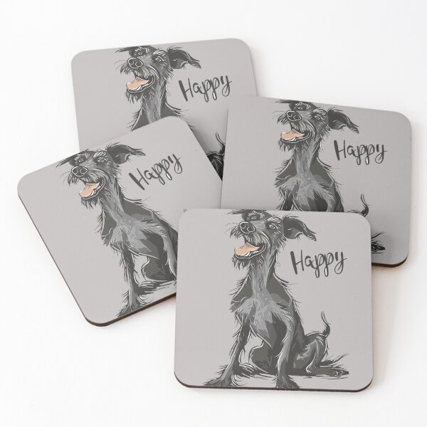 Item preview, happy scottish deerhound designed and sold by aghnadarragh.