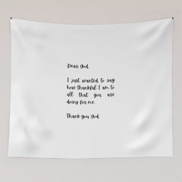 Item preview, Dear God, Thank you God - Gratitude Quote designed and sold by CoolBuddyCool.